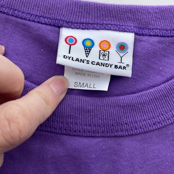 NWT Dylan’s Candy Bar Purple Tee - Picture 2 of 3